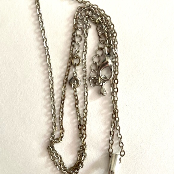 Set of two amber pendant and one chain - Picture 8 of 9